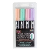 BISTRO CHALK MARKER SET 4PC PASTEL COLORS -  SET 480-4P BROAD TIP - 048004P