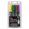 BISTRO CHALK MARKER SET 4PC EDUCATIONAL SET - SET480-4ED BROAD TIPS - 048004ED