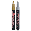 BISTRO CHALK MARKER SET 2PC METALLIC 482-2M - FINE TIP SET 048202M
