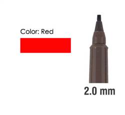 CALLIGRAPHY MARKER F RED 6000-S 600208