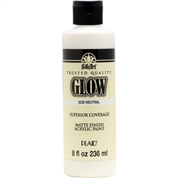 FolkArt Glow-in-the-Dark Acrylic Colors - Neutral 8 oz. - 322E