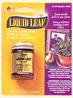 LIQUID LEAF CLASSIC GOLD 3/4 OZ PLAID 6110