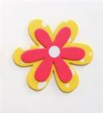 PAINTED SHAPE YELLOW FLOWER 12378