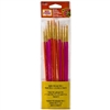 BRUSH SET MOD PODGE 10PC DETAIL GOLD TAKLON - ACRYLIC/OIL & WATERCOLOR 25140