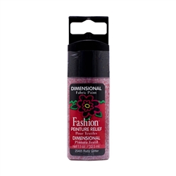 FABRIC DIMENSION GLITTER RUBY 1.1ONZ 25405