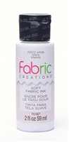 FABRIC PAINT CREATIONS WHITE 2 OZ. 25972