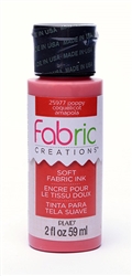 FABRIC PAINT CREATIONS POPPY 2 OZ 25977