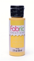 FABRIC PAINT CREATIONS REAL YELLOW 2 OZ 25985