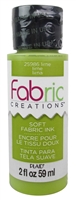 FABRIC PAINT CREATIONS LIME 2 OZ 25986
