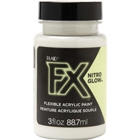 Plaid FX Nitro Glow Flexible Acrylic Paint - Neutral 3 oz. - 36907