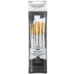 BRUSH SET FOLKART 10pc ACRYLIC/OIL & WATERCOLOR 44220