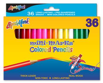 COLOR PENCIL SET LIQUI 36CT MINI 63736
