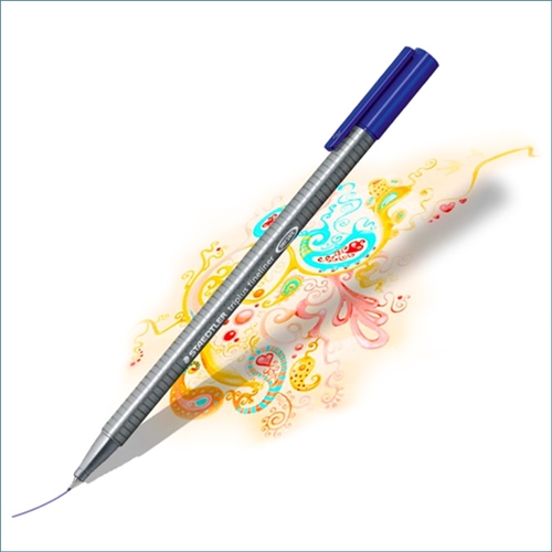 Staedtler Triplus Fineliner Pen - Assorted Colors, Set of 10