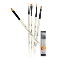 BRUSH SET RS255500002 - GO-TO SET 5PC - ACRYLIC OIL AND WATERCOLOR SIMMONS RS255500002