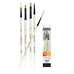 BRUSH SET RS255500003 -  DEVILISH DETAILS 5PC -  ACRYLIC OIL AND WATERCOLOR SIMMONS RS255500003
