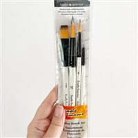 BRUSH SET RS255400009 - WC4  ACRYLIC OIL AND WATERCOLOR 4 PACK SIMMONS RS255400009
