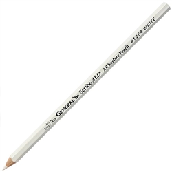 PENCIL SCRIBE WATER SOLUBLE ALL-SURFACE WHITE GP1254