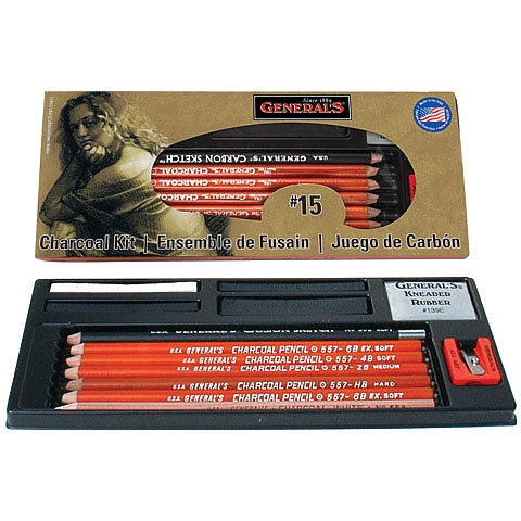 General Pencil Company : Charcoal Pencil : 6B Extra Soft