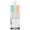 MILDLINER HIGHLIGHTER SET - 5PC SOFT MILD COLORS ZE78205