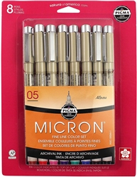 Pigma Micron Pen - 05 - .45mm - Black - 084511306448
