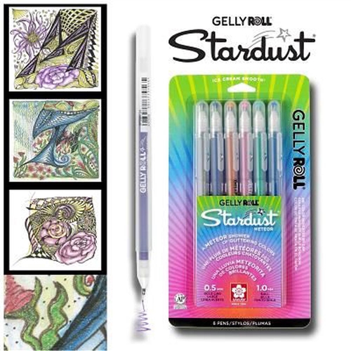  SAKURA Gelly Roll Stardust Glitter Gel Pens - Bold
