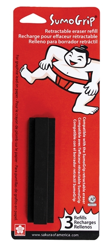 Sakura Sumo Grip Retractable Eraser with Refill : : Home & Kitchen
