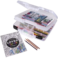 ARTBIN QUICKVIEW 15IN DIVIDED BOX W/TRAY AB6962AB