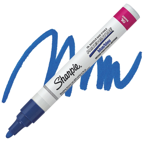 Glass Pen Liquid Paint Marker: Glass Writing Pens, Erasable Ink - 15mm Tip  Blue