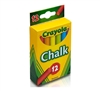 CHALK CRAYOLA ASSORTED COLORS BOX 12 CX51-0816