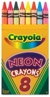 CRAYON SET NEON 8CT CX52-3418