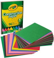 CONSTRUCTION PAPER PAD CRAYOLA 96 SHEETS ASSORTED COLORS CX99-3000