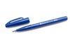 PENTEL SIGN PEN W/ BRUSH TIP BLUE PLSES15C-C