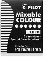 PARALLEL PEN REFILL CARTRIDGE BLACK 6-BOX PI77305