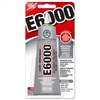 GLUE E6000 ALL PURPOSE 2 onz -59ml INDUSTRIAL STRENGHT FINE TIP ORIGINAL MVE237001
