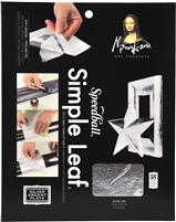 SIMPLE LEAF SPEEDBALL SILVER 5.5x5.5 inches 18 SHEETS 0010031