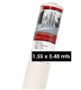 CANVAS ROLL UNIVERSAL 61 INCHES X 6 YARDS FREDRIX COTTON DUCK PRIMED FX1072