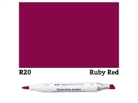 ILLUSTRATION MARKER AA RUBY RED R20 AAM-R20