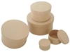 PAPER MACHE ROUND BOX SET OF 5 MEDIUM BOXES MVPM06205