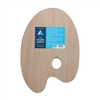 PALETTE WOOD OVAL 7.88x11.75 INCHES AA15701