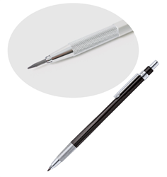 Silver and gold metallic liquid chalk marker pens, erasable, 5.5mm tip (x2)