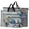 BAG MESH WHITE 5X15 PENCIL CASE AABGMESH515