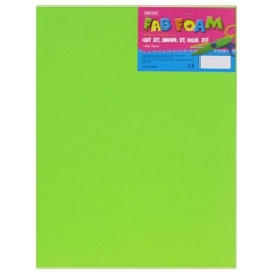 FOAMIES LIGHT GREEN 2mm 9x12 inches DZ1144-16