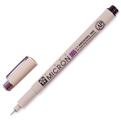 Pigma Micron Pen Black .45mm Size 05 - 084511306448