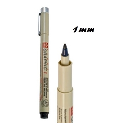 PIGMA MICRON GRAPHIC PEN 1mm BLACK PLASTIC NIB SKXSDK1-49