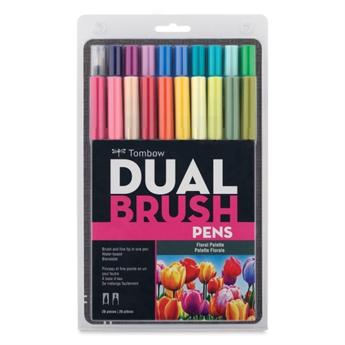 Tombow Dual Brush Pens 20/Pkg-THREE CHOICES - 085014561921