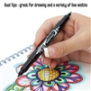 MARKER TOMBOW MONO TWIN TIP BLACK TB56499