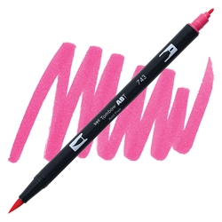 MARKER TOMBOW DUAL BRUSH 743 HOT PINK TB56583