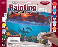 PAINT BY NUMBERS OCEAN LIFE - ADULT - 12X16 INCHES RYPAL20