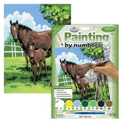 PAINT BY NUMBERS MARE & FOAL - RYPJS21