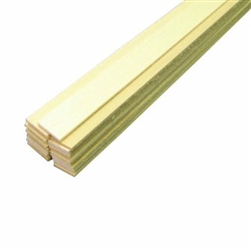 BASSWOOD 1.6mm x 12.7mm x 61cm 24YY MI4029